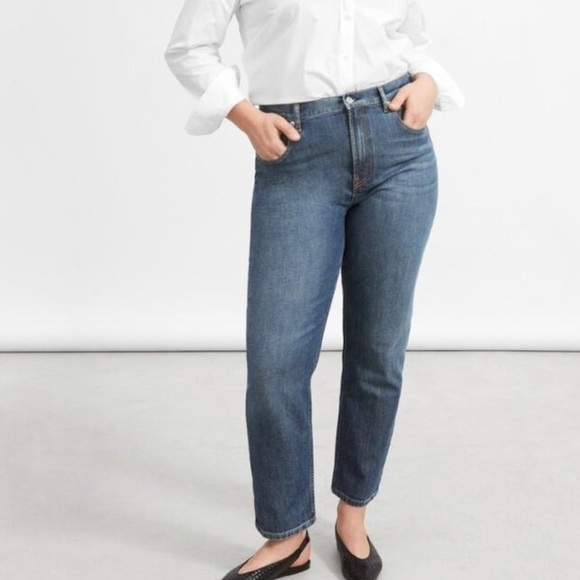 Everlane the High Rise Straight Jean Size 31 - Picture 1 of 7